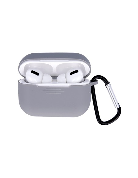 Coque pour AirPods Pro Gris Mousqueton