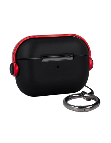 Coque pour AirPods Pro Rouge Casque