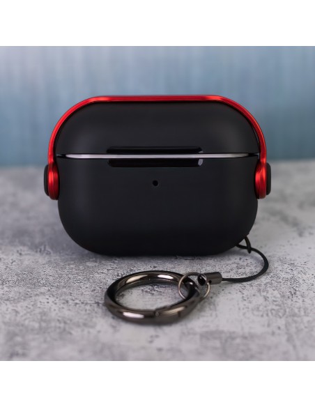 Coque pour AirPods Pro Rouge Casque
