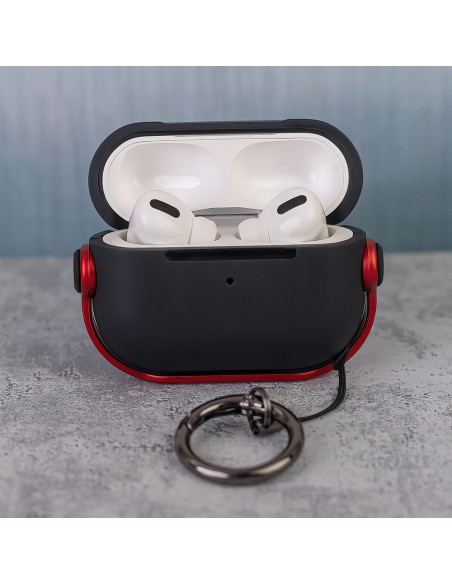 Coque pour AirPods Pro Rouge Casque