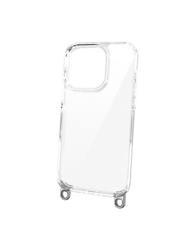 Coque Hook transparente pour iPhone 15 Argenté