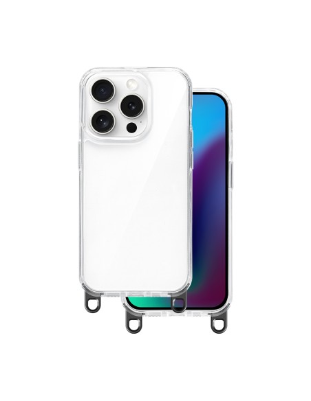 Coque Hook transparente pour Samsung Galaxy A35 5G Noir