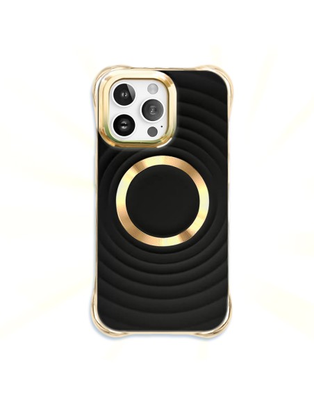 Coque Circle Glam Mag pour iPhone 13 Pro Max Noir