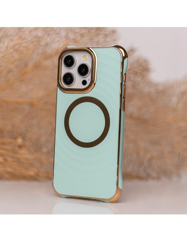 Coque Circle Glam Mag pour iPhone 13 Pro Vert