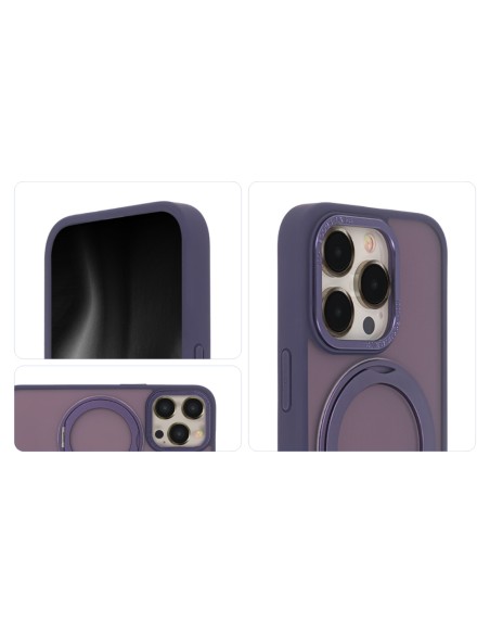 Coque Secure Spinning Mag pour iPhone 14 Pro Violet