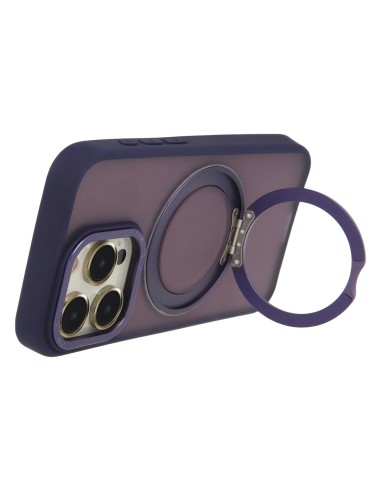 Coque Secure Spinning Mag pour iPhone 15 Violet