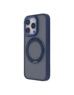 Coque Secure Spinning Mag pour iPhone 15 Pro Bleu Marine