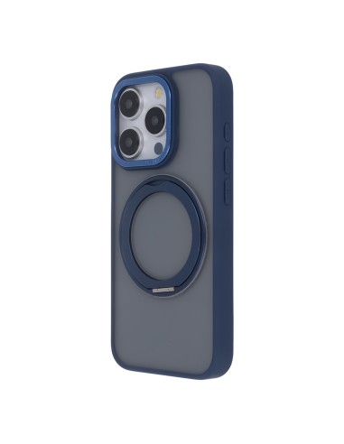 Coque Secure Spinning Mag pour iPhone 15 Pro Max Bleu Marine