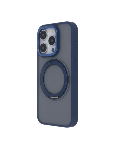 Coque Secure Spinning Mag pour iPhone 15 Pro Max Bleu Marine