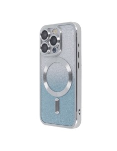 Coque SparkleFlex Mag pour iPhone 14 Pro Bleu Argenté