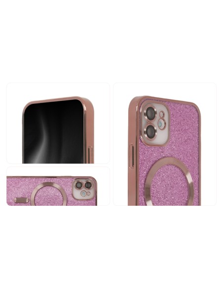 Coque SparkleFlex Mag pour iPhone 14 Pro Rose