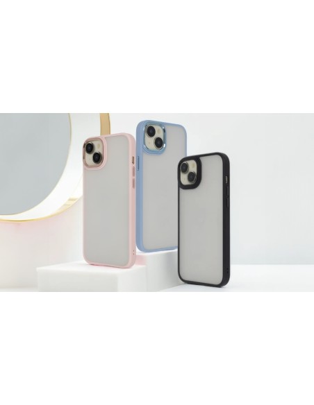 Coque Satin Elegant Matt pour Apple iPhone 14 Pro Bleu