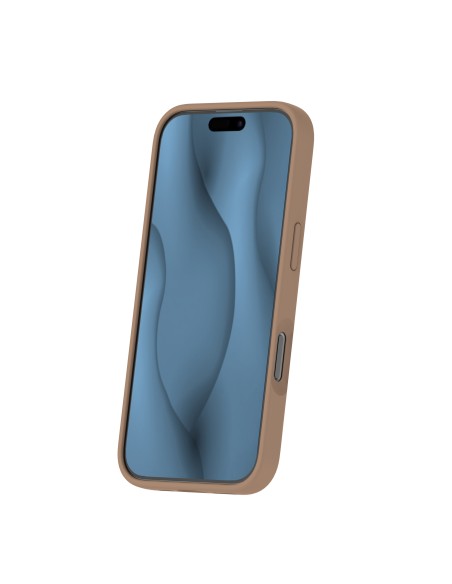 Coque Silicone Thin Magsafe pour iPhone 12 / 12 Pro Marron