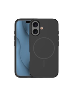 Coque Silicone Thin Magsafe pour iPhone 16 Plus Noir