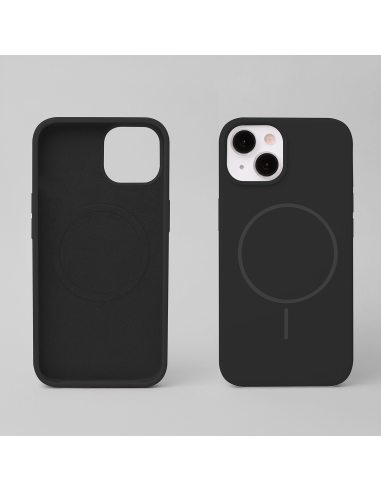 Coque Silicone Thin Magsafe pour iPhone 14 Pro Noir