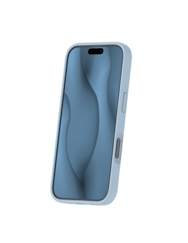 Coque Silicone Thin Magsafe pour iPhone 14 Pro Bleu