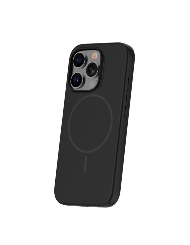 Coque Silicone Thin Magsafe pour iPhone 16 Pro Noir