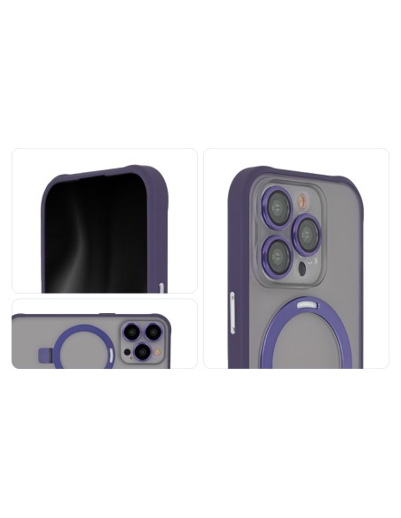 Coque Ring Secure Magsafe pour iPhone 14 Violet