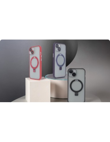 Coque Ring Secure Magsafe pour iPhone 14 Pro Violet