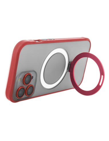 Coque Ring Secure Magsafe pour iPhone 15 Rouge