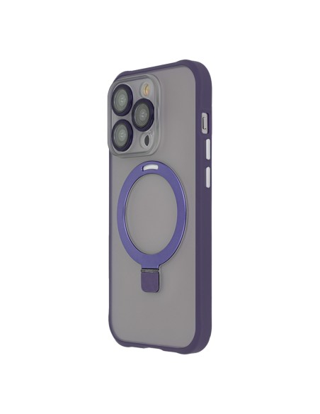 Coque Ring Secure Magsafe pour iPhone 15 Violette