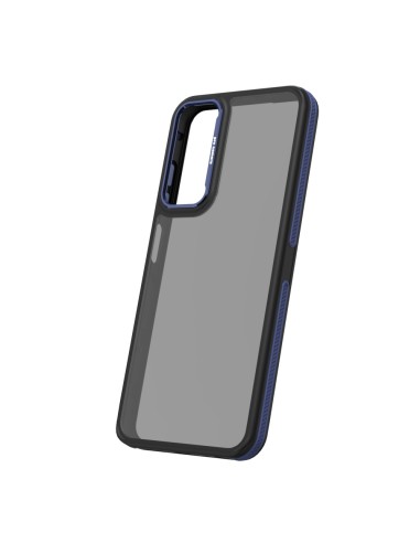 Coque Crystal Black pour Samsung Galaxy A26 5G Bleu