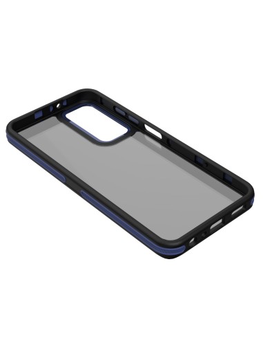 Coque Crystal Black pour Samsung Galaxy A26 5G Bleu