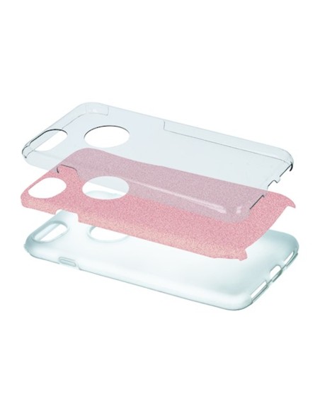 Coque Glitter 3-en-1 pour Samsung Galaxy A26 5G Rose