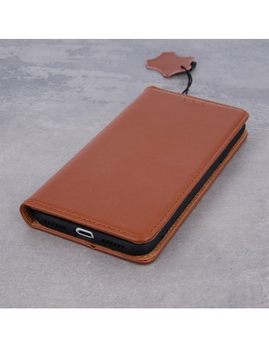 Étui Genuine Cuir Véritable Smart Pro pour Samsung Galaxy A26 5G Marron