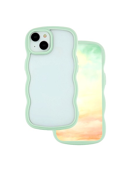 Coque Wave pour iPhone 13 Pro Max Vert