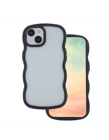 Coque Wave pour iPhone 14 Noir