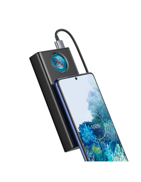 Batterie externe Power Bank Baseus Amblight 65W 30000mAh noir
