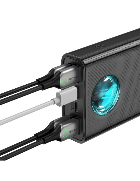 Batterie externe Power Bank Baseus Amblight 65W 30000mAh noir