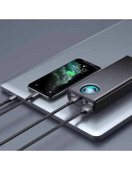 Batterie externe Power Bank Baseus Amblight 65W 30000mAh noir