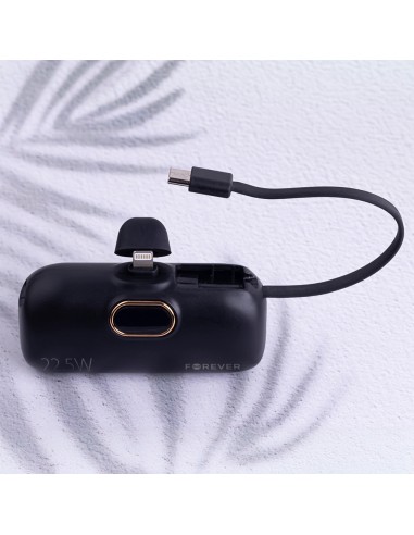 Batterie externe Power Bank Forever mini MTB-100 5000 mAh 22.5W Lightning Noir