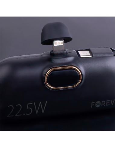 Batterie externe Power Bank Forever mini MTB-100 5000 mAh 22.5W Lightning Noir