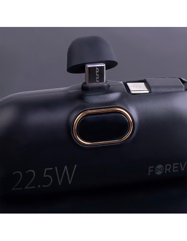 Batterie externe Power Bank Forever mini MTB-100 5000 mAh 22.5W USB-C Noir