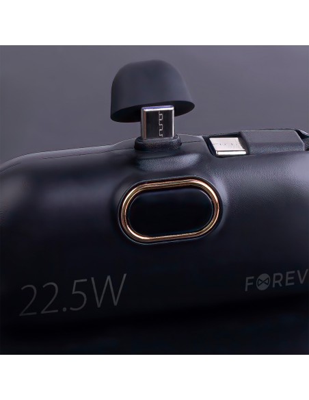 Batterie externe Power Bank Forever mini MTB-100 5000 mAh 22.5W USB-C Noir
