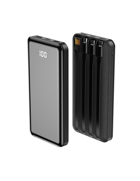 Batterie externe Power Bank Forever TB-411 ALLin1 10000 mAh avec câble USB-C + Lightning