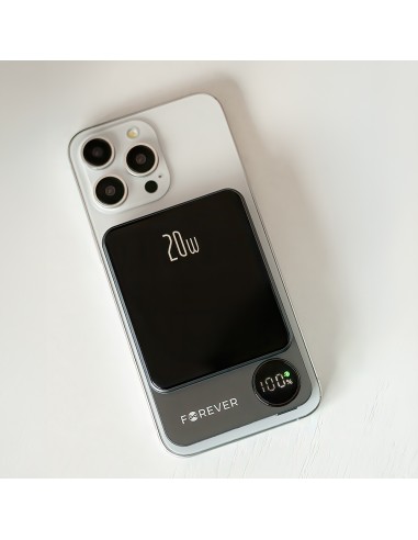 Batterie externe Power Bank Forever Sans fil MATB-200 20W PD 5000 mAh Noir