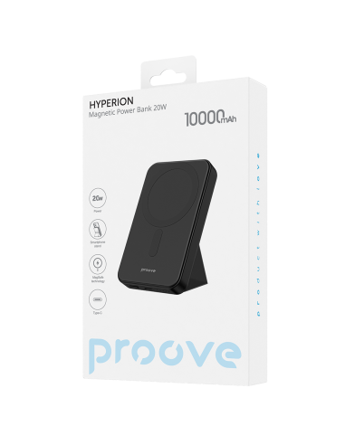 Batterie externe Power Bank Proove Hyperion 10000mAh 20W noir