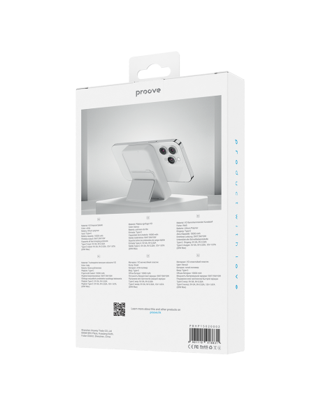 Batterie externe Power Bank Proove Hyperion 10000mAh 20W Blanc