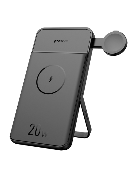 Batterie externe Power Bank Proove 2-en-1 10000mAh 20W Noir