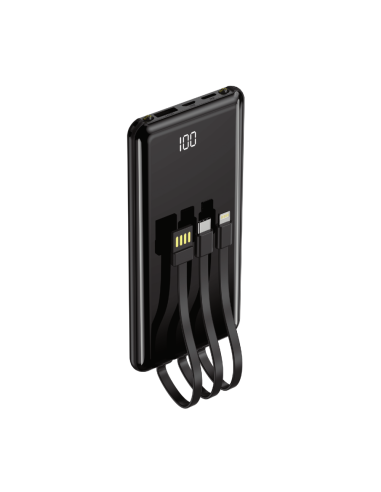 Batterie externe Power Bank Setty PB-WK-101 10000 mAh avec câbles noir