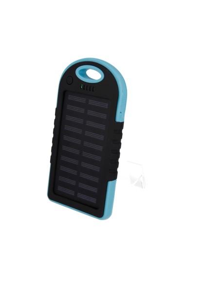 Batterie externe Power Bank Setty Solaire 5000 mAh Bleu