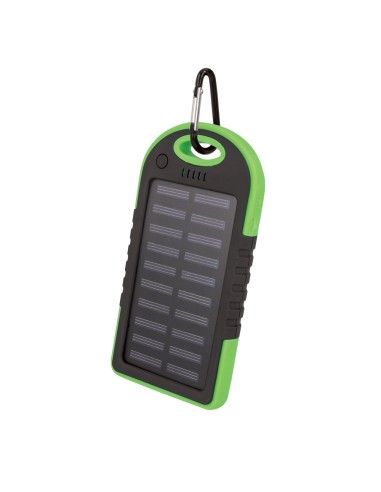 Batterie externe Power Bank Setty Solaire 5000 mAh Vert