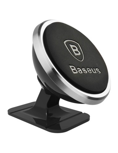 Baseus support voiture 360 magnétique argent
