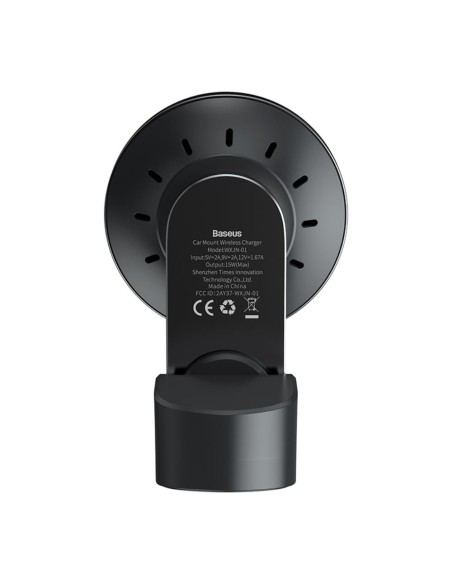 Baseus support voiture Big Energy magnétique noir pour ventilateur