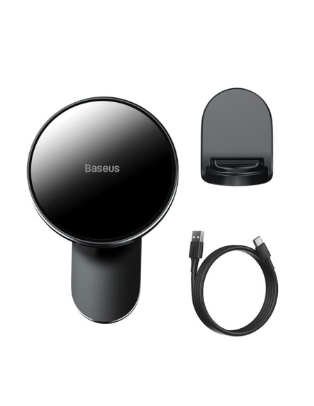 Baseus support voiture Big Energy magnétique noir pour ventilateur