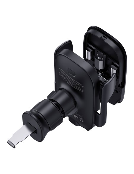 Baseus support voiture Milky Way Pro with wireless charging function 15W noir